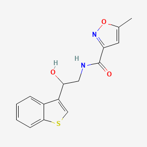 N-(2-(benzo[b]thiophen-3-yl)-2-hydroxyethyl)-5-methylisoxazole-3-carboxamide