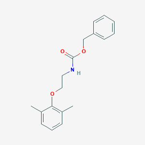 molecular formula C18H21NO3 B299436 Benzyl 2-(2,6-dimethylphenoxy)ethylcarbamate 