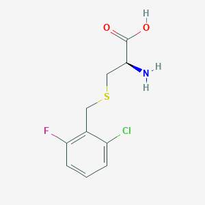 (2R)-2-amino-3-[(2-chloro-6-fluorophenyl)methylsulfanyl]propanoic acid