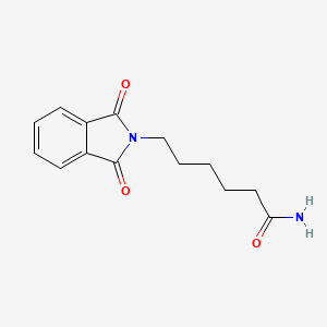 molecular formula C14H16N2O3 B2994397 6-(1,3-dioxo-2,3-dihydro-1H-isoindol-2-yl)hexanamide CAS No. 141391-34-6