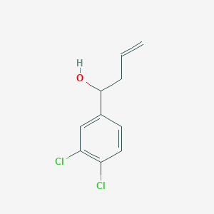 molecular formula C10H10Cl2O B2994403 1-(3,4-Dichlorophenyl)but-3-en-1-ol CAS No. 171426-66-7
