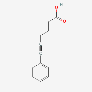 molecular formula C12H12O2 B2994436 5-Hexynoic acid, 6-phenyl- CAS No. 540803-87-0