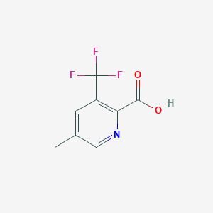 molecular formula C8H6F3NO2 B2994448 5-甲基-3-(三氟甲基)吡啶甲酸 CAS No. 1211535-31-7