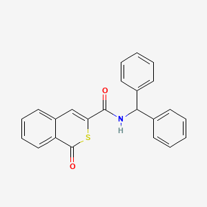 molecular formula C23H17NO2S B2994474 N-(diphenylmethyl)-1-oxo-1H-isothiochromene-3-carboxamide CAS No. 950383-33-2