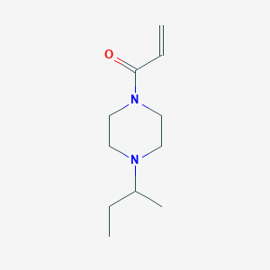 1-(4-Butan-2-ylpiperazin-1-yl)prop-2-en-1-one