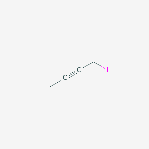 molecular formula C4H5I B2994526 1-Iodobut-2-yne CAS No. 76778-00-2