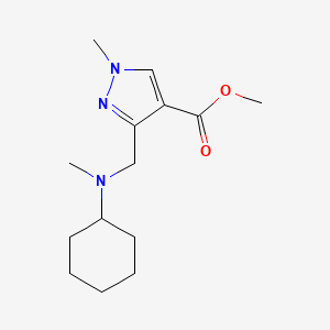 Methyl 3-[[cyclohexyl(methyl)amino]methyl]-1-methylpyrazole-4-carboxylate
