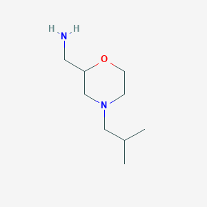 (4-Isobutylmorpholin-2-yl)methylamine