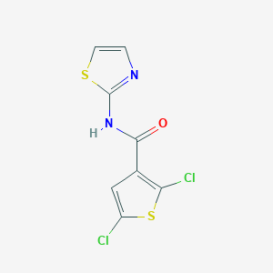 2,5-dichloro-N-(thiazol-2-yl)thiophene-3-carboxamide