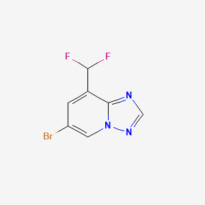 6-Bromo-8-(difluoromethyl)-[1,2,4]triazolo[1,5-a]pyridine