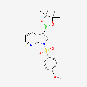 1-(p-Methoxyphenylsulfonyl)-7-azaindole-3-boronic Acid Pinacol Ester