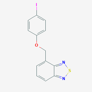 molecular formula C13H9IN2OS B299458 2lambda~4~delta~2~,1,3-Benzothiadiazol-4-ylmethyl 4-iodophenyl ether 