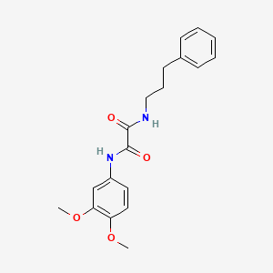 N'-(3,4-dimethoxyphenyl)-N-(3-phenylpropyl)oxamide