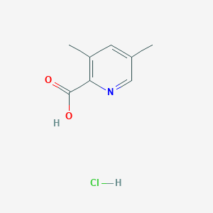 molecular formula C8H10ClNO2 B2994630 3,5-Dimethylpyridine-2-carboxylic acid hydrochloride CAS No. 2126178-51-4