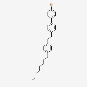 molecular formula C28H33Br B2994638 4-Bromo-4'-(4-octylphenethyl)-1,1'-biphenyl CAS No. 320423-69-6