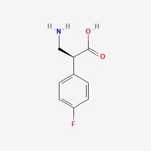 molecular formula C9H10FNO2 B2994738 (S)-3-氨基-2-(4-氟苯基)丙酸 CAS No. 293731-69-8