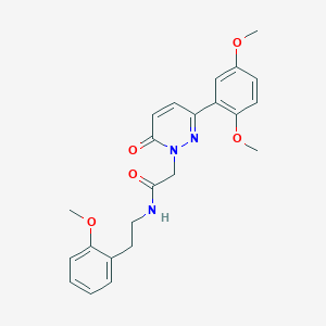 2-(3-(2,5-dimethoxyphenyl)-6-oxopyridazin-1(6H)-yl)-N-(2-methoxyphenethyl)acetamide