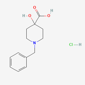 1-Benzyl-4-hydroxypiperidine-4-carboxylic acid hydrochloride