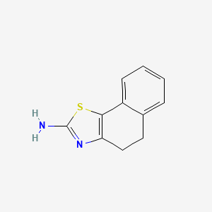 molecular formula C11H10N2S B2994755 4,5-Dihydronaphtho[2,1-d][1,3]thiazol-2-amine CAS No. 401622-74-0