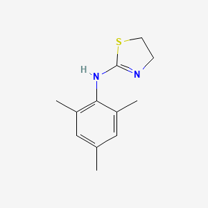 molecular formula C12H16N2S B2994761 2-(2,4,6-Trimethylphenylimino)thiazolidine CAS No. 40524-33-2
