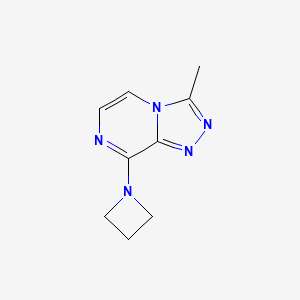 8-(Azetidin-1-yl)-3-methyl-[1,2,4]triazolo[4,3-a]pyrazine