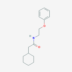 molecular formula C16H23NO2 B299479 2-cyclohexyl-N-(2-phenoxyethyl)acetamide 