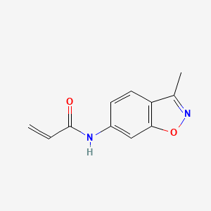 N-(3-Methyl-1,2-benzoxazol-6-yl)prop-2-enamide