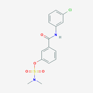 3-[(3-chloroanilino)carbonyl]phenyl-N,N-dimethylsulfamate