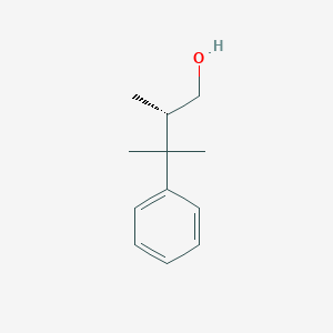 molecular formula C12H18O B2994805 (2S)-2,3-Dimethyl-3-phenylbutan-1-ol CAS No. 2248173-99-9