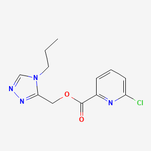 (4-propyl-4H-1,2,4-triazol-3-yl)methyl 6-chloropyridine-2-carboxylate