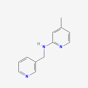molecular formula C12H13N3 B2994848 (4-Methyl-pyridin-2-yl)-pyridin-3-ylmethyl-amine CAS No. 865075-85-0