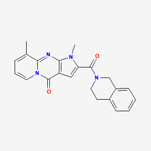 2-(3,4-dihydroisoquinolin-2(1H)-ylcarbonyl)-1,9-dimethylpyrido[1,2-a]pyrrolo[2,3-d]pyrimidin-4(1H)-one
