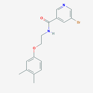 molecular formula C16H17BrN2O2 B299486 5-bromo-N-[2-(3,4-dimethylphenoxy)ethyl]nicotinamide 