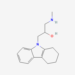 1-Methylamino-3-(1,2,3,4-tetrahydro-carbazol-9-yl)-propan-2-ol