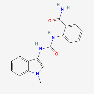 2-(3-(1-methyl-1H-indol-3-yl)ureido)benzamide