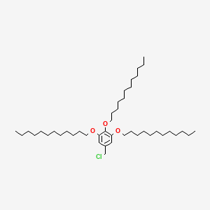molecular formula C43H79ClO3 B2994883 3,4,5-三(十二烷氧基)苄基氯 CAS No. 162709-84-4