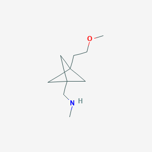 1-[3-(2-Methoxyethyl)-1-bicyclo[1.1.1]pentanyl]-N-methylmethanamine