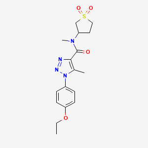 N-(1,1-dioxidotetrahydrothiophen-3-yl)-1-(4-ethoxyphenyl)-N,5-dimethyl-1H-1,2,3-triazole-4-carboxamide