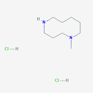molecular formula C9H22Cl2N2 B2994905 1-Methyl-1,5-diazecane dihydrochloride CAS No. 2137780-61-9