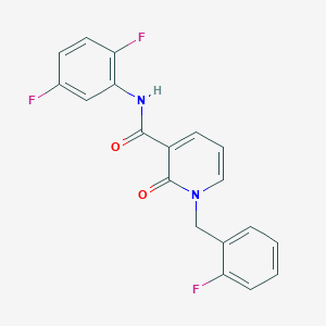 N-(2,5-difluorophenyl)-1-(2-fluorobenzyl)-2-oxo-1,2-dihydropyridine-3-carboxamide