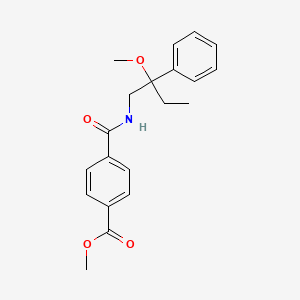 Methyl 4-((2-methoxy-2-phenylbutyl)carbamoyl)benzoate