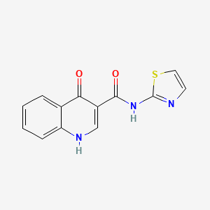 4-hydroxy-N-(thiazol-2-yl)quinoline-3-carboxamide