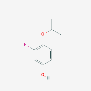 molecular formula C9H11FO2 B2994966 3-Fluoro-4-isopropoxyphenol CAS No. 1243280-91-2
