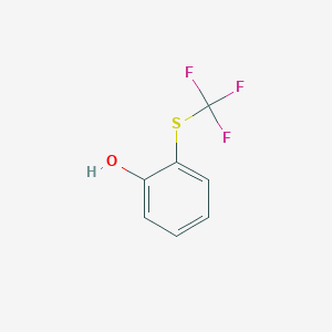 molecular formula C7H5F3OS B2995025 2-[(三氟甲基)硫基]苯酚 CAS No. 33185-56-7