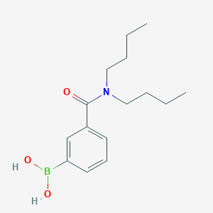 molecular formula C15H24BNO3 B2995045 [3-(二丁基甲酰氨基)苯基]硼酸 CAS No. 397843-72-0