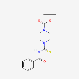 Tert-butyl 4-[(phenylcarbonyl)carbamothioyl]piperazine-1-carboxylate