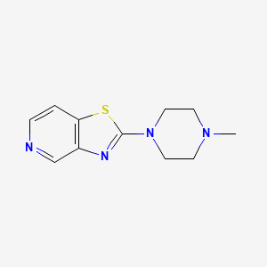 1-Methyl-4-{[1,3]thiazolo[4,5-c]pyridin-2-yl}piperazine