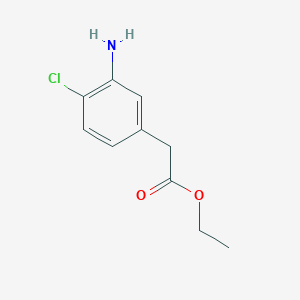 Ethyl 2-(3-amino-4-chlorophenyl)acetate