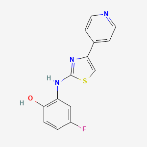 4-Fluoro-2-{[4-(Pyridin-4-Yl)-1,3-Thiazol-2-Yl]amino}phenol