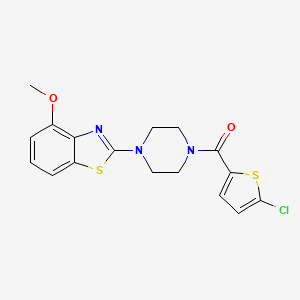 (5-Chlorothiophen-2-yl)(4-(4-methoxybenzo[d]thiazol-2-yl)piperazin-1-yl)methanone